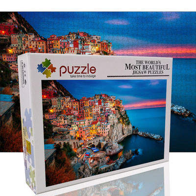 Puzzel van 1000 stukjes, snelle startinvoer