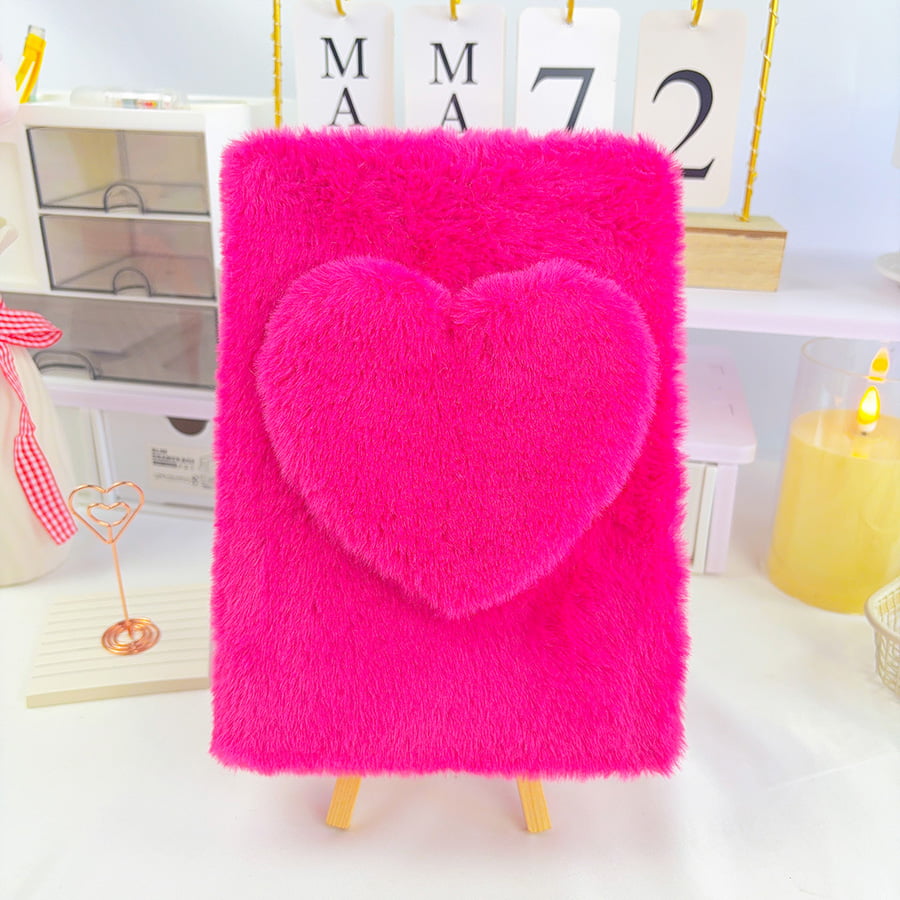 A5 schattig liefdesdagboek pluche notitieboekje